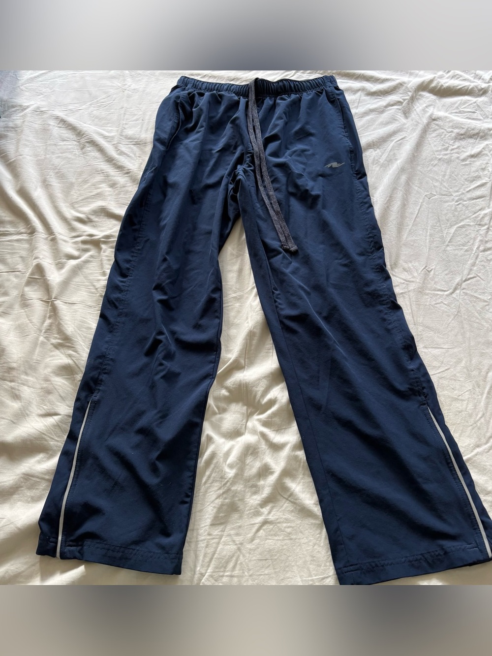 Navy Blue 90s-Style Men’s Track Pants